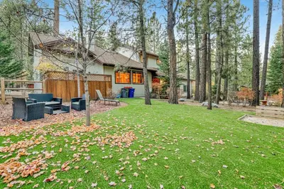 a home with a yard with a house at The Spa at Winterset- Incredible Resort Estate Chalet- Indoor Hot Tub- Games in Big Bear Lake