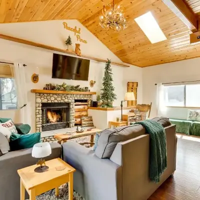 Peaceful Pines Running Springs Home with 3 Decks
