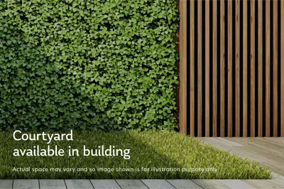 a green hedge with the wordscourt yard available in building at Marina Del Rey 1br w lounge gym spa nr marina LAX-1074 in Los Angeles