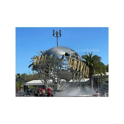 a large metal ball with a cross on top of it at MAGICAL Xcape, POOLS-SPA, WALK 2 DISNEY, CENTRAL AC-HEAT, FULLY EQUIPPED, 2 FREE PARKING SPACES, OWNER MGMT in Anaheim