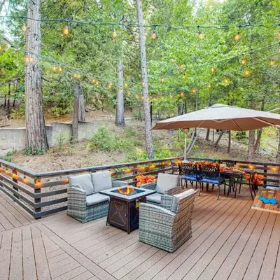 1 Mi to Lake Arrowhead Village! Cabin with Game Room