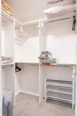a white refrigerator with its door open at Cozy Huge LOFT for Live and Work in Los Angeles