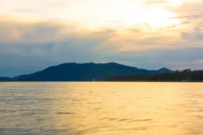 a view of a large body of water at Pinglewood cabin #2096 in Fawnskin