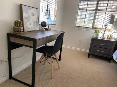 a desk with a chair in a room at Bella's sweet house 5608 in Eastvale