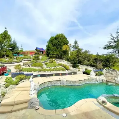 Japanese Garden Yorba Linda Hills Luxury Home