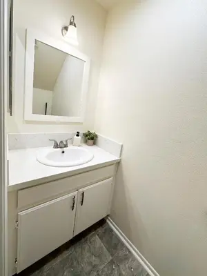a bathroom with a sink and a mirror at Bohemian Dream- 2BR, Retreat Near Hollywood -BR6 in Los Angeles