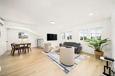 a living room with a couch and a table at 2Bedroom home - Marengo Estate in Alhambra
