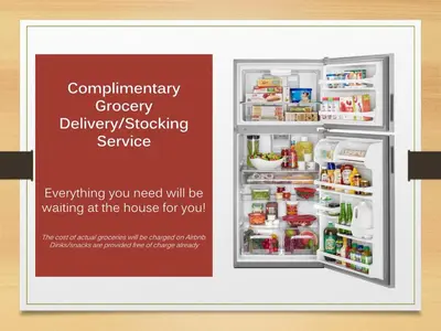 a picture of an open refrigerator with its doors at Disneyland Oasis by OC Adventure Homes in Cypress