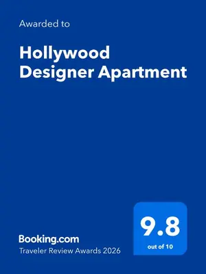 a screenshot of the hilw wood descriptor appointment at Hollywood Designer Apartment in Los Angeles