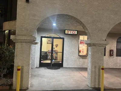 an entrance to a store with a sign that reads office at Best Star Inn - Montebello, Los Angeles in Montebello