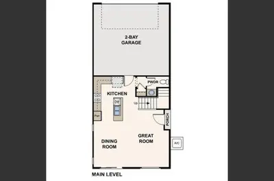 a floor plan of a house at 3 bed 3 Bath Gated Corner unit in Upland