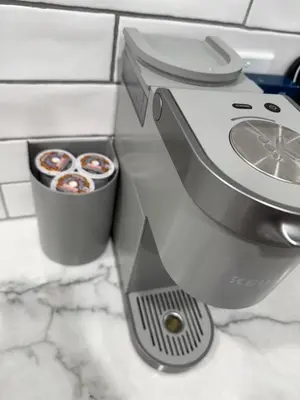 a close up of a toilet on a counter at Stylish & Cozy Retreat in the Heart of LA in Los Angeles
