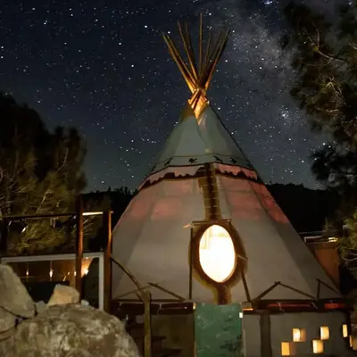 Big Glamping Teepee