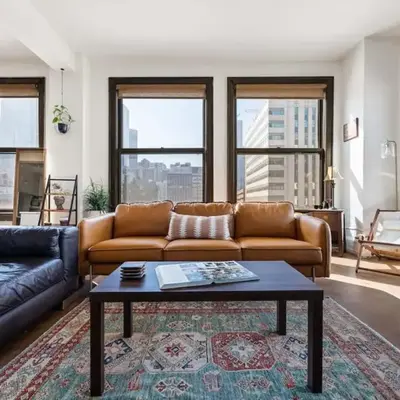 Skyline View Loft w Kitchen DTLA Exclusively Month Plus