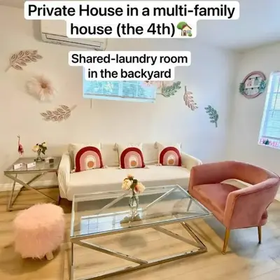 1BR Pink Cozy House near DTLA