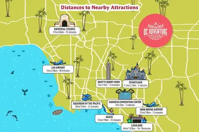 a map of walt disney world at Princess Palace by OC Adventure Homes in Anaheim