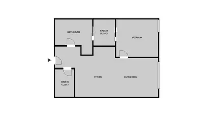a schematic diagram of a house at Blueground Downtown AC elevator nr parks LAX-1253 in Los Angeles