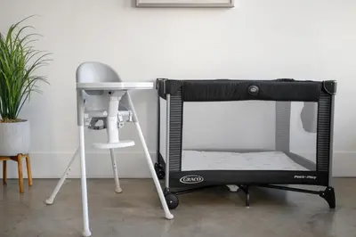 a bunk bed with a chair and a desk at Stylish loft 2 queens & 2 sofas in Los Angeles