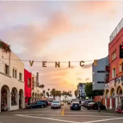 Walk to Santa Monica Beach