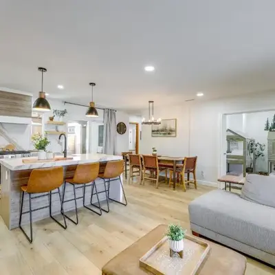 Walk to Big Bear Marina Modern Home with Hot Tub!