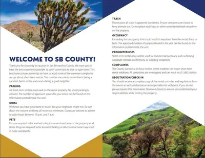 a brochure for sierra county with a tree and mountains at Pineland Getaway - Serene Escape in Green Valley Lake