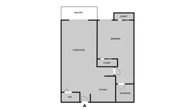 a floor plan of a house at Blueground Hollywood Hills jacuzzi nr Runyon Canyon LAX-1380 in Los Angeles