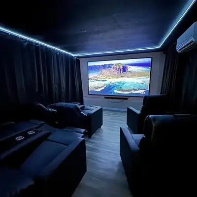 The Maze House Pool Theatre Room