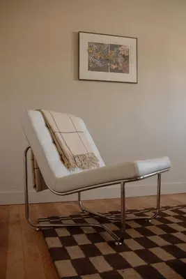 a hospital bed in a room with a rug at The Hollywood Sign Lookout in Los Angeles
