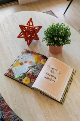 a book sitting on top of a table with a plant at * Breathtaking Place In Santa Monica's Heart * in Los Angeles