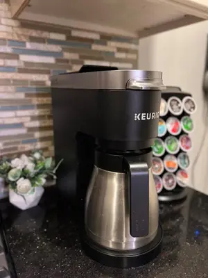 a coffee maker sitting on top of a counter at Pasadena Charming Vacation Home with Hot Jacuzzi in Pasadena
