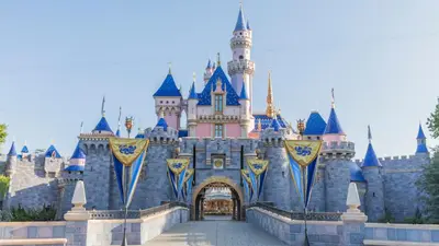 a castle at the theme park at The Mandarin at Main Place - Free Disney Gift Gard in Orange