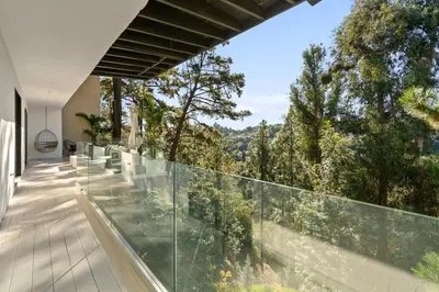 a glass house with a view at New Listing Sunset Retreat by Colby&Conrad in Los Angeles