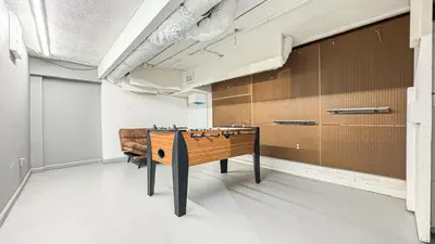 a room with a ping pong table in it at Charming 4-Bedroom Home Near Bel Air - BG - WW in Los Angeles