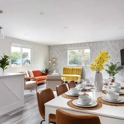 Relax in Spacious 4BR Home Sleeps 8 with Parking