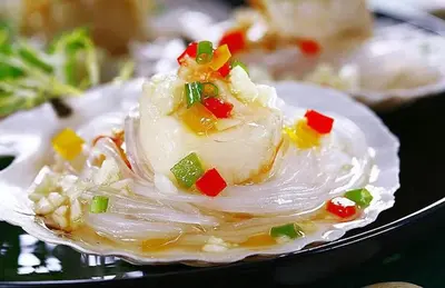 a plate of food on a table with a plate of food at YouPeng Seafood and GO Believe