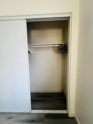 a door to a closet in a room at Stylish & Fully Renovated Home! in Oxnard