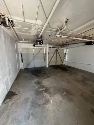 an empty room with a garage in a building at 3 bedroom plus 2 baths in Beverly hills in Los Angeles