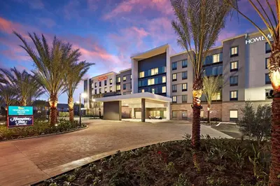 a rendering of the front of a hotel at Hampton Inn Long Beach Airport, Ca in Long Beach
