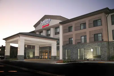 a rendering of a hotel with a building at Fairfield Inn & Suites Tehachapi in Tehachapi