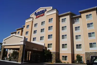 a rendering of the exterior of a hotel at Fairfield Inn & Suites - Los Angeles West Covina in West Covina