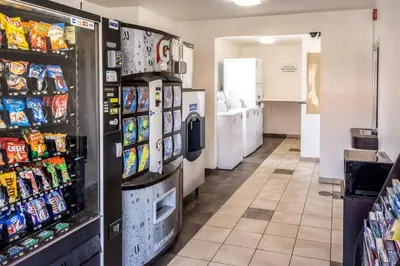 a grocery store with a refrigerator filled with snacks at Motel 6-Bakersfield, CA - East in Bakersfield