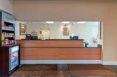 a lobby of a store with a cash counter at Comfort Suites Victorville-Hesperia in Victorville