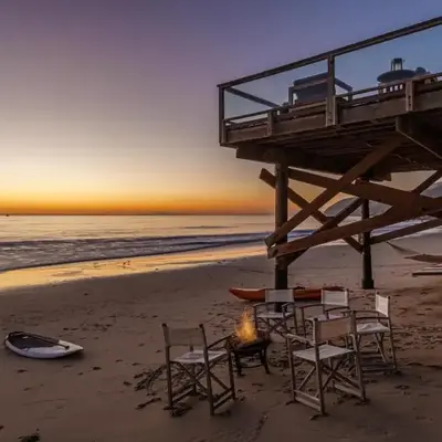 Malibu Beach Home Private Sandy Beach and Surf