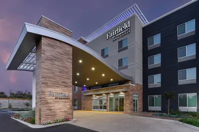 a rendering of the front of a hotel at Fairfield Inn & Suites by Marriott Moorpark Ventura County in Moorpark