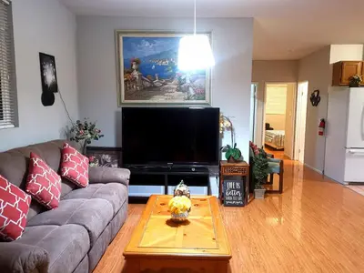 a living room with a couch and a coffee table at Pasadena single house 3b1b \u4e09\u623f\u4e00\u5385\u4e00\u53a8\u4e00\u6d74 in Pasadena