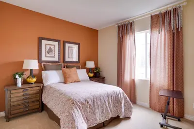 a bedroom with a bed and a window at Single-Story San Bernardino Home with Valley Views! in San Bernardino