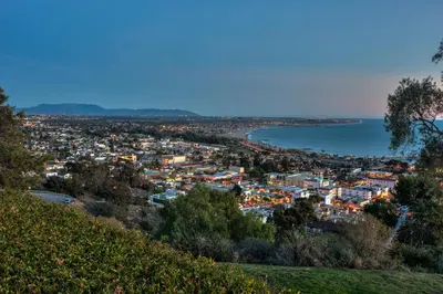 a view of a city from a hill at Bangor Lane Oasis in Ventura