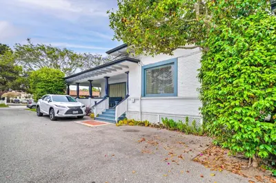 a car parked in front of a house at Cozy Carpinteria Apartment Walkable Location in Carpinteria