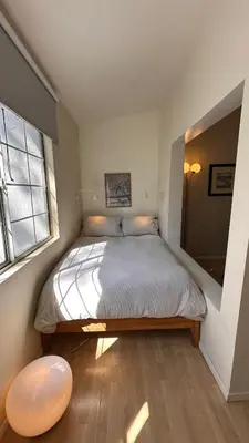 a bedroom with a large bed in a room at Echo Park Hills - Walk to Dodger Stadium - Near DTLA SoFi in Los Angeles