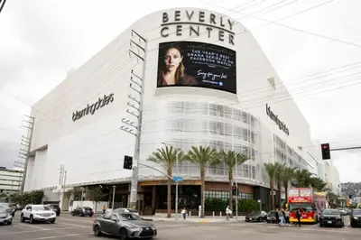 a building with a sign on the side of it at W Hollywood 1BR nr Shops Melrose LAX-210 in Los Angeles